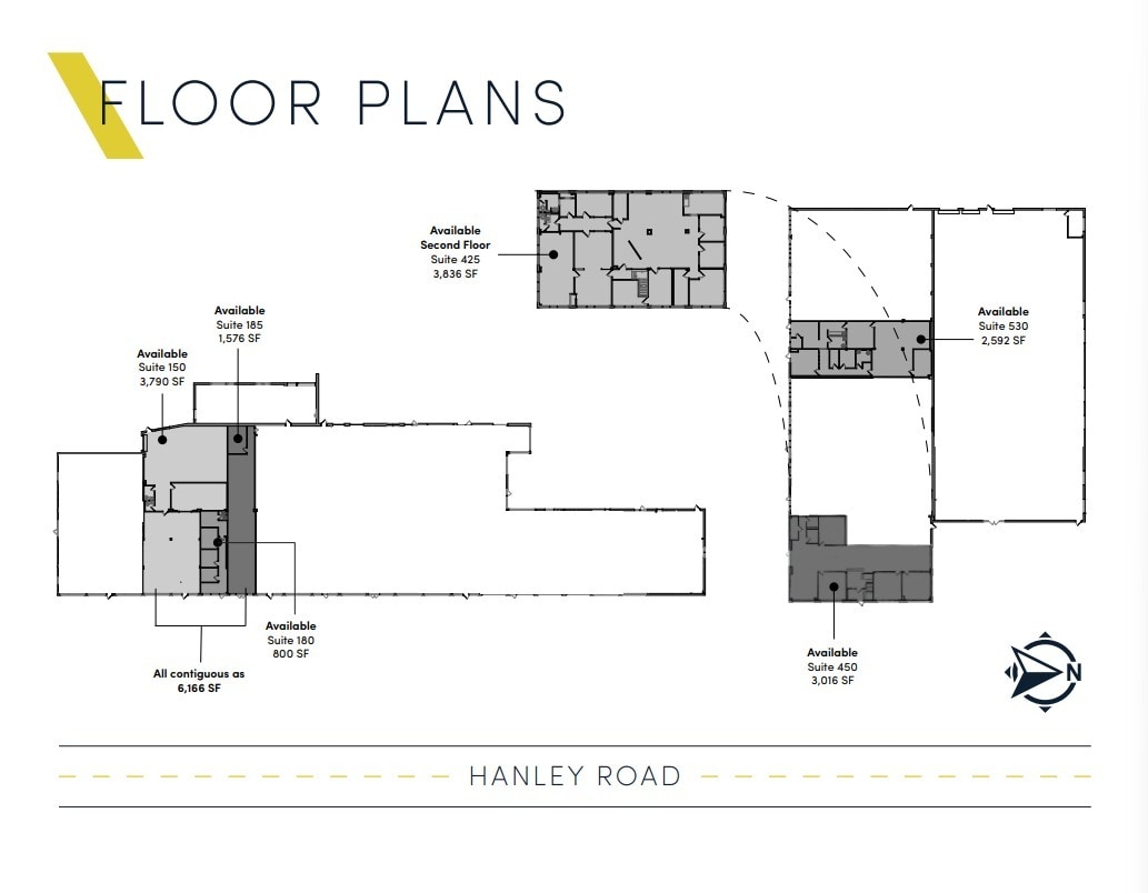 2001 S Hanley Rd, Brentwood, MO à louer Plan d’étage– Image 1 sur 1