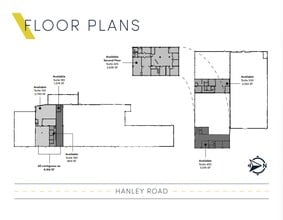 2001 S Hanley Rd, Brentwood, MO à louer Plan d’étage– Image 1 sur 1