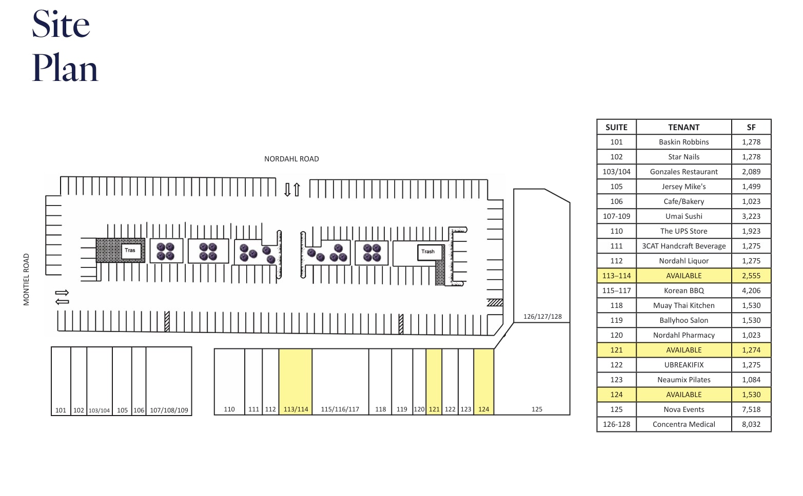 740 Nordahl, San Marcos, CA à louer Plan de site– Image 1 sur 1