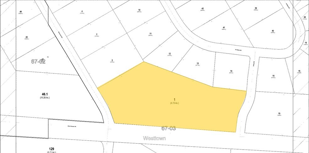 1615 West Chester Pike, West Chester, PA à louer - Plan cadastral – Image 2 sur 6