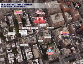 182 Lexington Ave, New York, NY à louer Plan de site– Image 2 sur 4