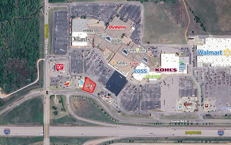 500 Shawnee Mall Dr, Shawnee, OK à louer - Aérien – Image 2 sur 7