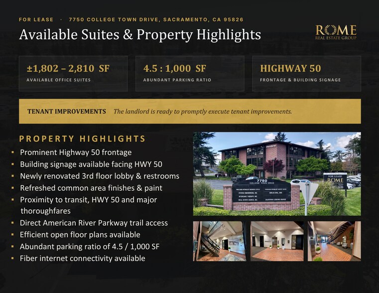 7750 College Town Dr, Sacramento, CA à louer - Photo de l’immeuble – Image 2 sur 11