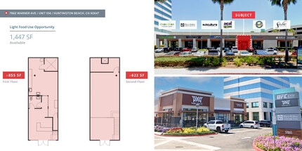 7842-7862 Warner Ave, Huntington Beach, CA à louer Photo de l’immeuble– Image 2 sur 8