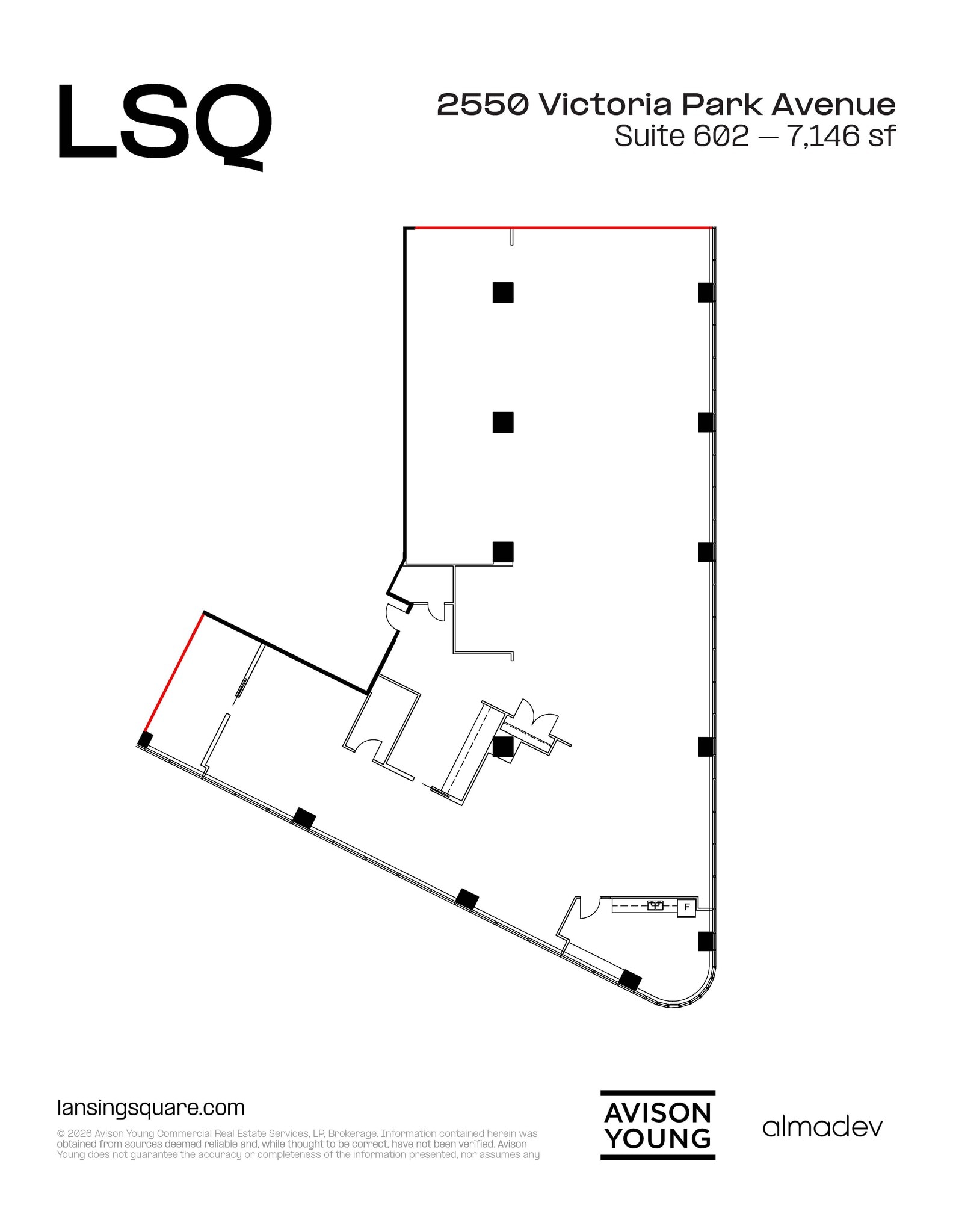 2550 Victoria Park Ave, Toronto, ON à louer Plan d’étage– Image 1 sur 1