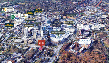 600 Fairmount Ave, Towson, MD - VUE AÉRIENNE  vue de carte