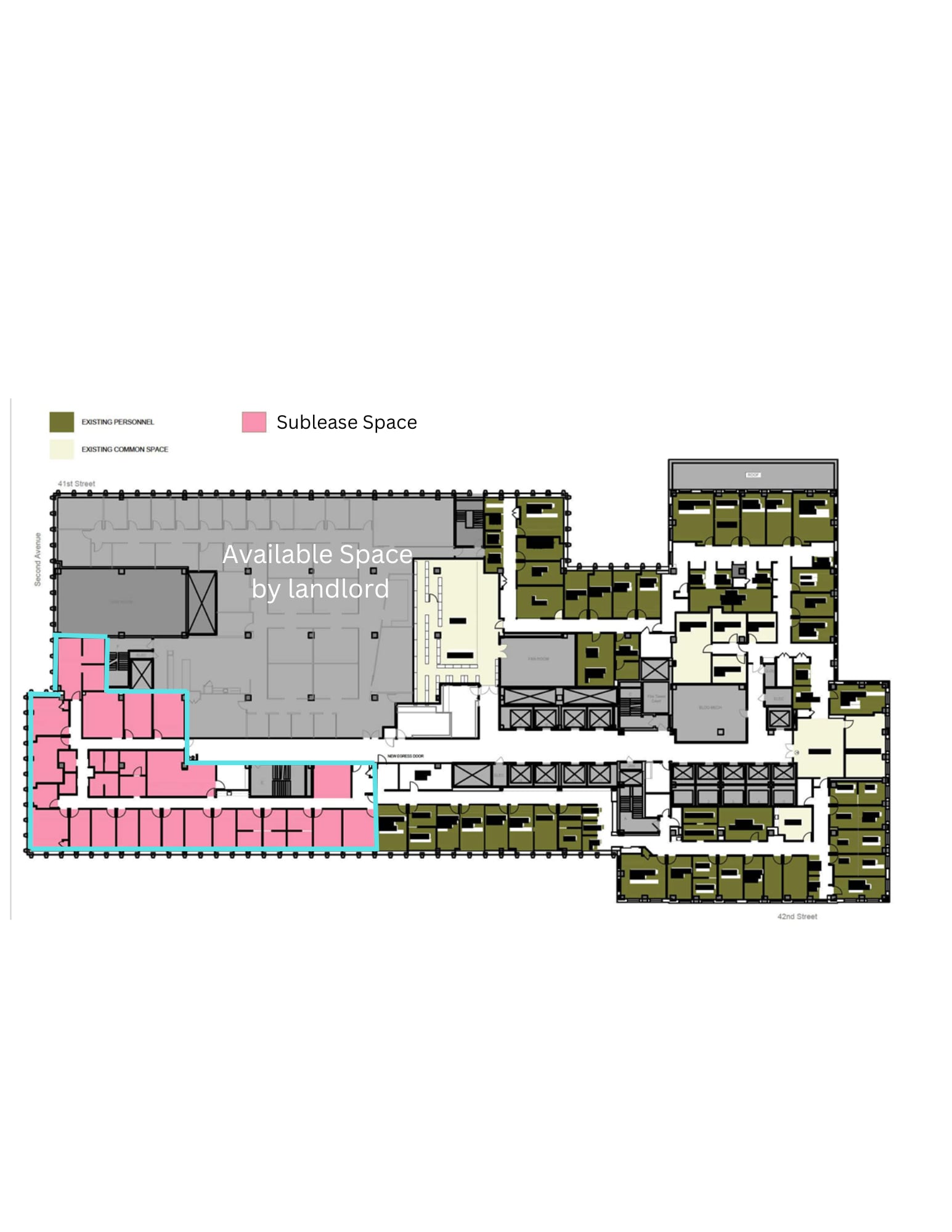 220 E 42nd St, New York, NY à louer Plan d’étage– Image 1 sur 1
