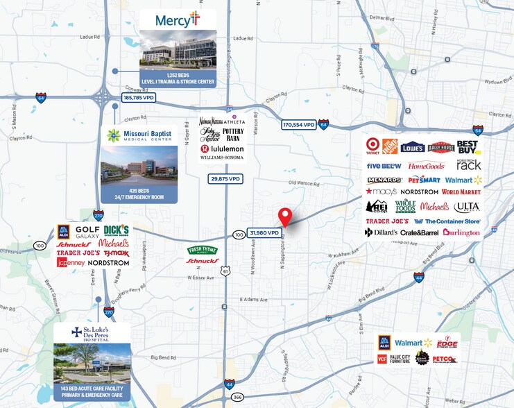 10012 Manchester Rd, Saint Louis, MO à vendre - Aérien – Image 2 sur 26