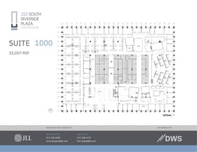 222 S Riverside Plz, Chicago, IL à louer Plan d’étage– Image 1 sur 7