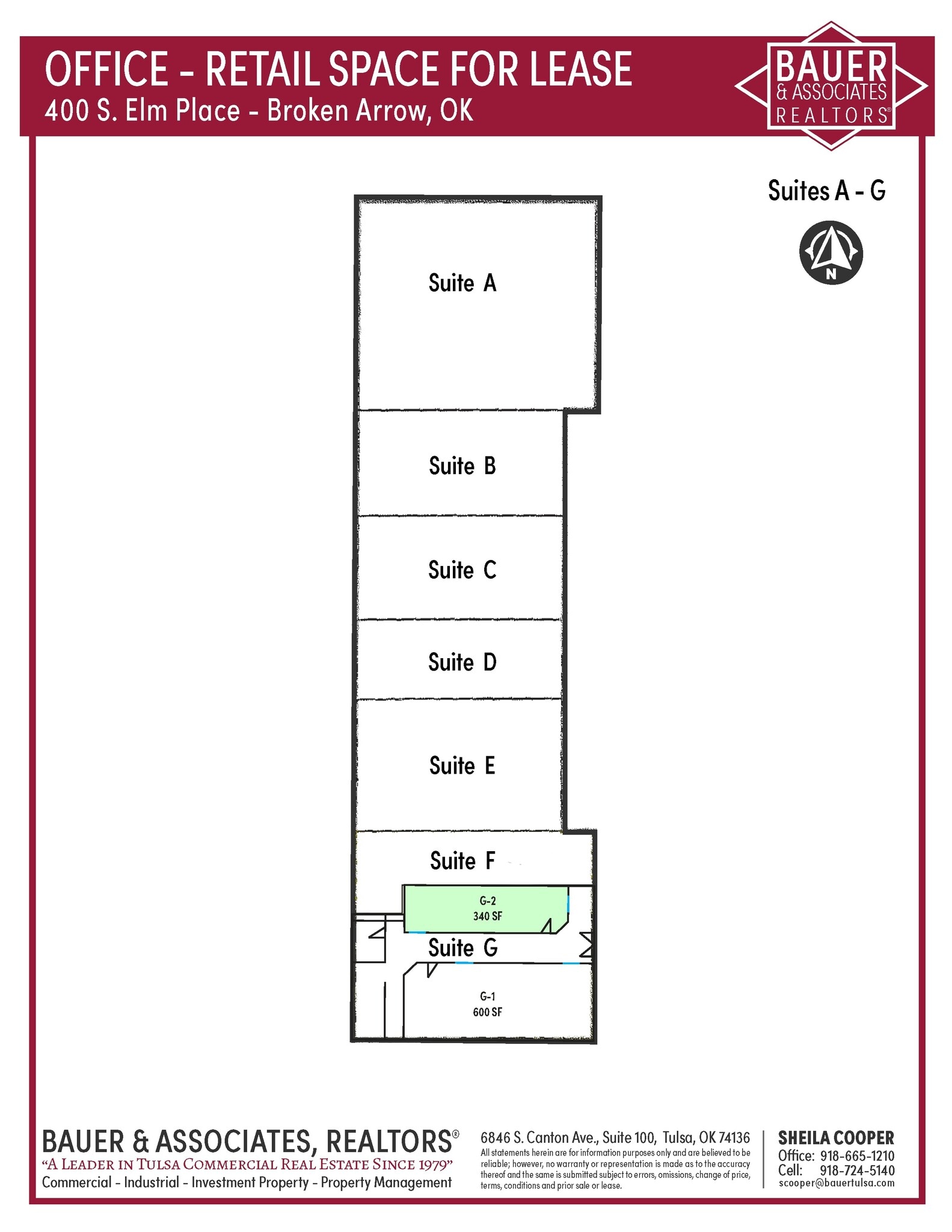 400 S Elm Plz, Broken Arrow, OK à louer Plan de site– Image 1 sur 1