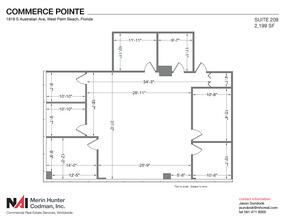 1818 S Australian Ave, West Palm Beach, FL à louer Plan d’étage– Image 1 sur 5