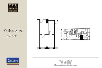333 N Michigan Ave, Chicago, IL à louer Plan d’étage– Image 1 sur 1