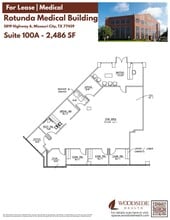 5819 Hwy 6, Missouri City, TX à louer Plan d’étage– Image 2 sur 2