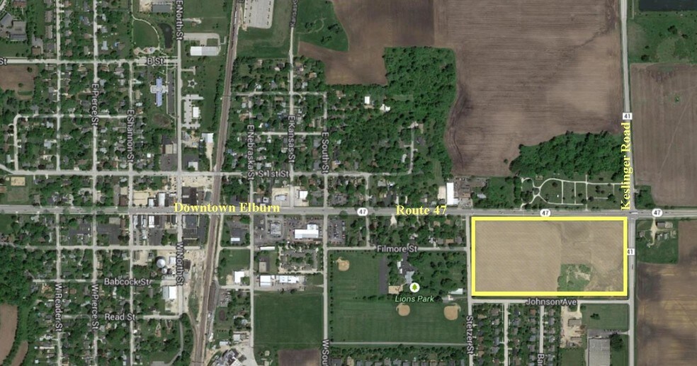 NW Corner Route 47 & Keslinger Rd, Elburn, IL à vendre - Photo de l’immeuble – Image 1 sur 3