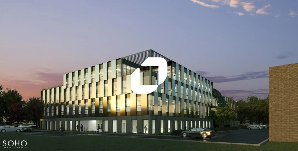 1 Rue Albert Einstein, Champs-sur-Marne à louer - Photo de l’immeuble – Image 2 sur 3