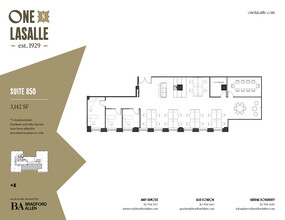 1 N La Salle St, Chicago, IL à louer Plan d’étage– Image 1 sur 12