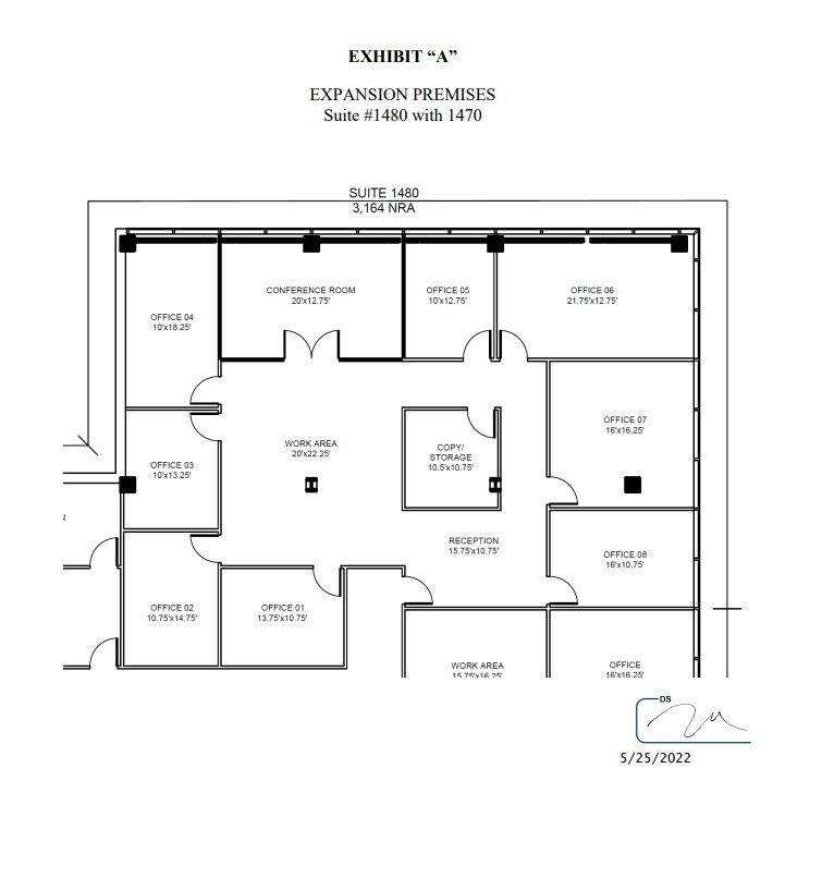 2100 Travis St, Houston, TX à louer Plan d’étage– Image 1 sur 1