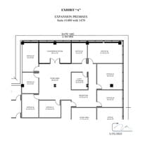 2100 Travis St, Houston, TX à louer Plan d’étage– Image 1 sur 1