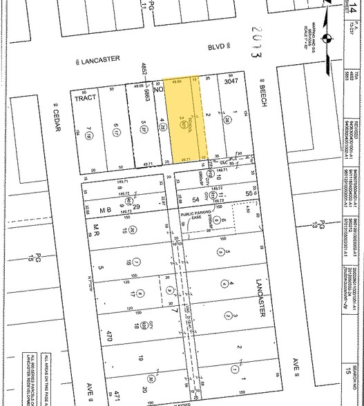 548 W Lancaster Blvd, Lancaster, CA à louer - Plan cadastral – Image 2 sur 2