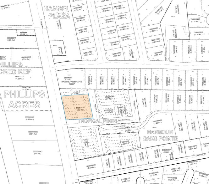 5151 S Orange Ave, Orlando, FL à louer - Plan cadastral – Image 3 sur 4