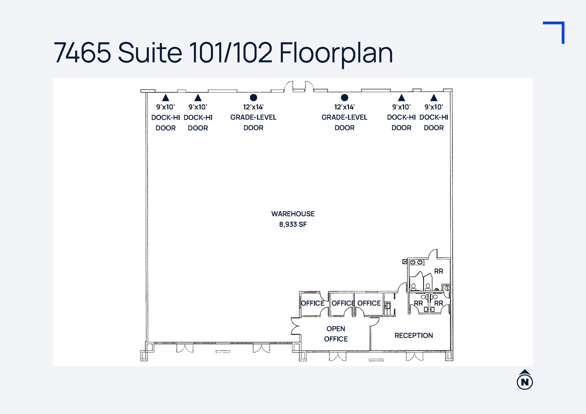 7485 Dean Martin Dr, Las Vegas, NV à louer Plan d’étage– Image 1 sur 1