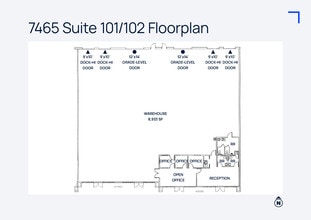 7485 Dean Martin Dr, Las Vegas, NV à louer Plan d’étage– Image 1 sur 1