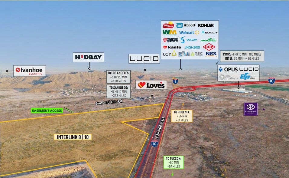 I-10 & Sunland Gin rd, Eloy, AZ à vendre - Photo de l’immeuble – Image 1 sur 10