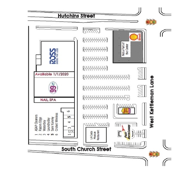 212-320 W Kettleman Ln, Lodi, CA à louer - Plan de site – Image 2 sur 4