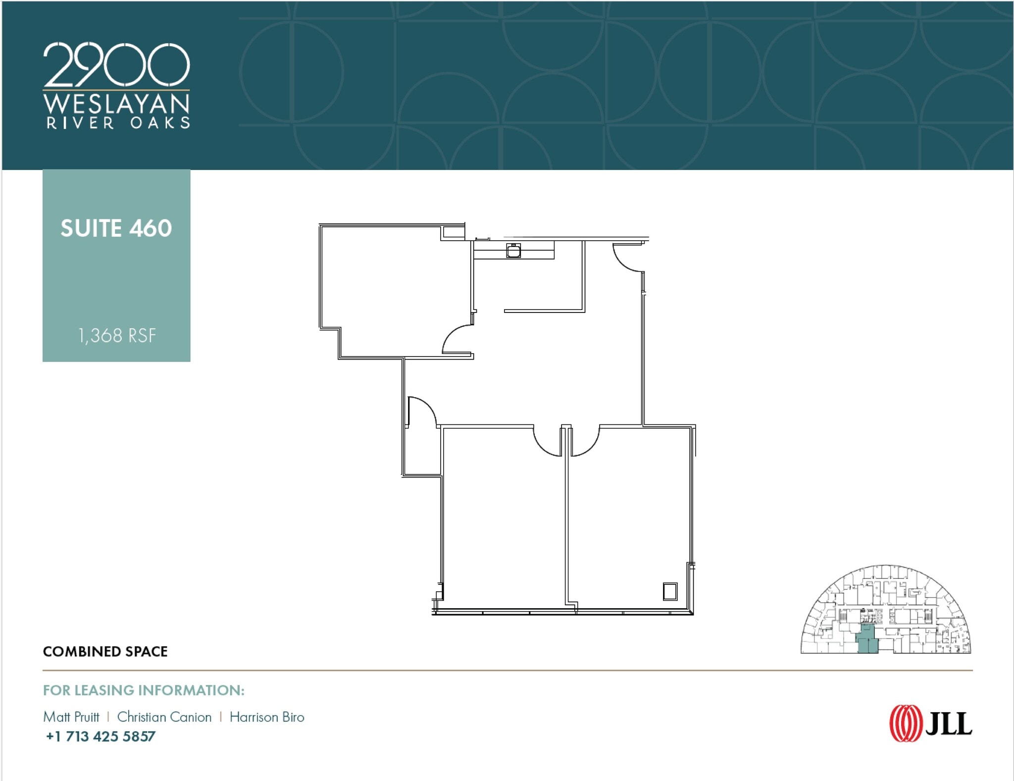 2900 Weslayan St, Houston, TX à louer Plan d’étage– Image 1 sur 1