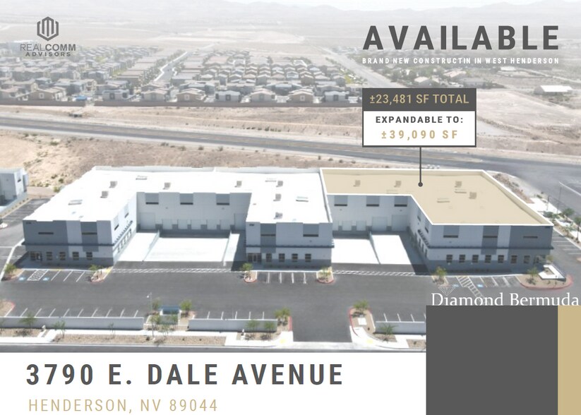 3790 E Dale Ave, Henderson, NV à vendre - Photo de l’immeuble – Image 1 sur 9