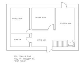 729 Dekalb Pike, King Of Prussia, PA à louer Plan d’étage– Image 2 sur 3