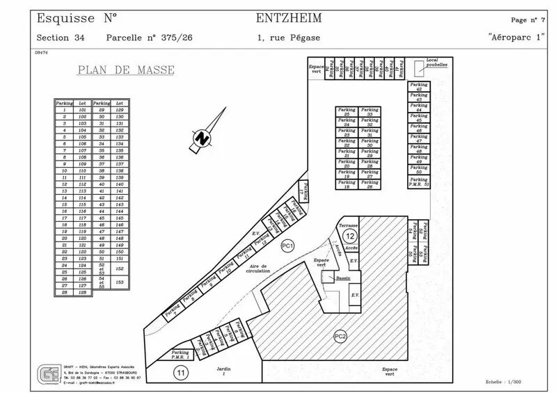 Bureau dans Entzheim à louer - Plan de site – Image 2 sur 4
