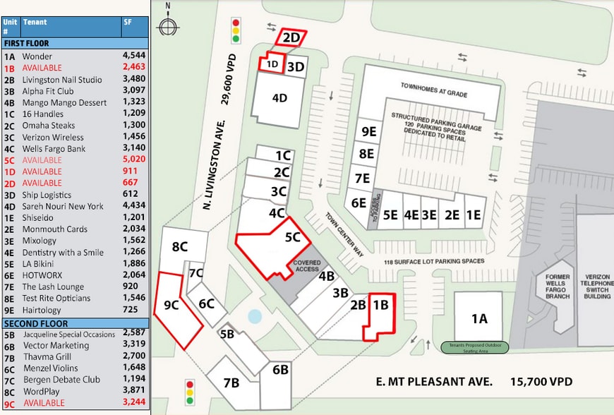 1100-8100 Town Center Way, Livingston, NJ à louer - Photo de l’immeuble – Image 2 sur 9