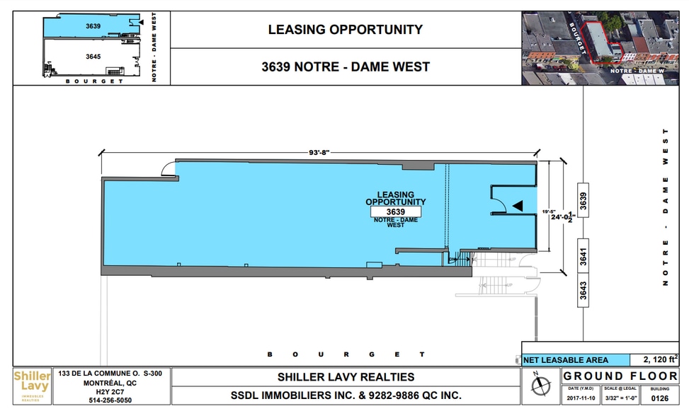 3639 Rue Notre-Dame O, Montréal, QC à louer - Plan d’étage – Image 2 sur 2