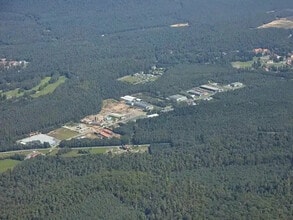 Bitche - Vue aérienne vue de carte