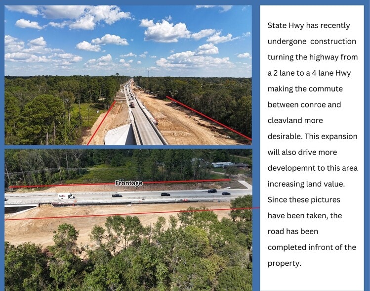 SH 105, Cut And Shoot, TX à vendre - Aérien – Image 3 sur 13