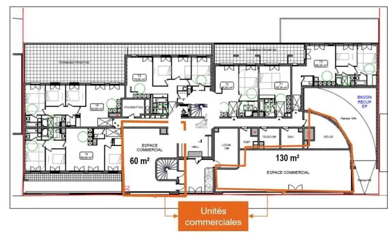 Local commercial dans SAINT CYR L ECOLE à louer - Plan d’étage – Image 3 sur 3