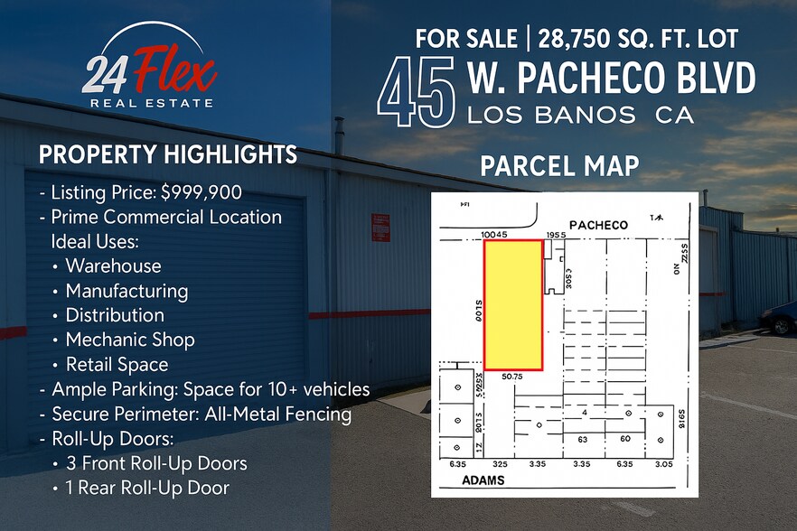 45 W Pacheco Blvd, Los Banos, CA à vendre - Photo de l’immeuble – Image 3 sur 37