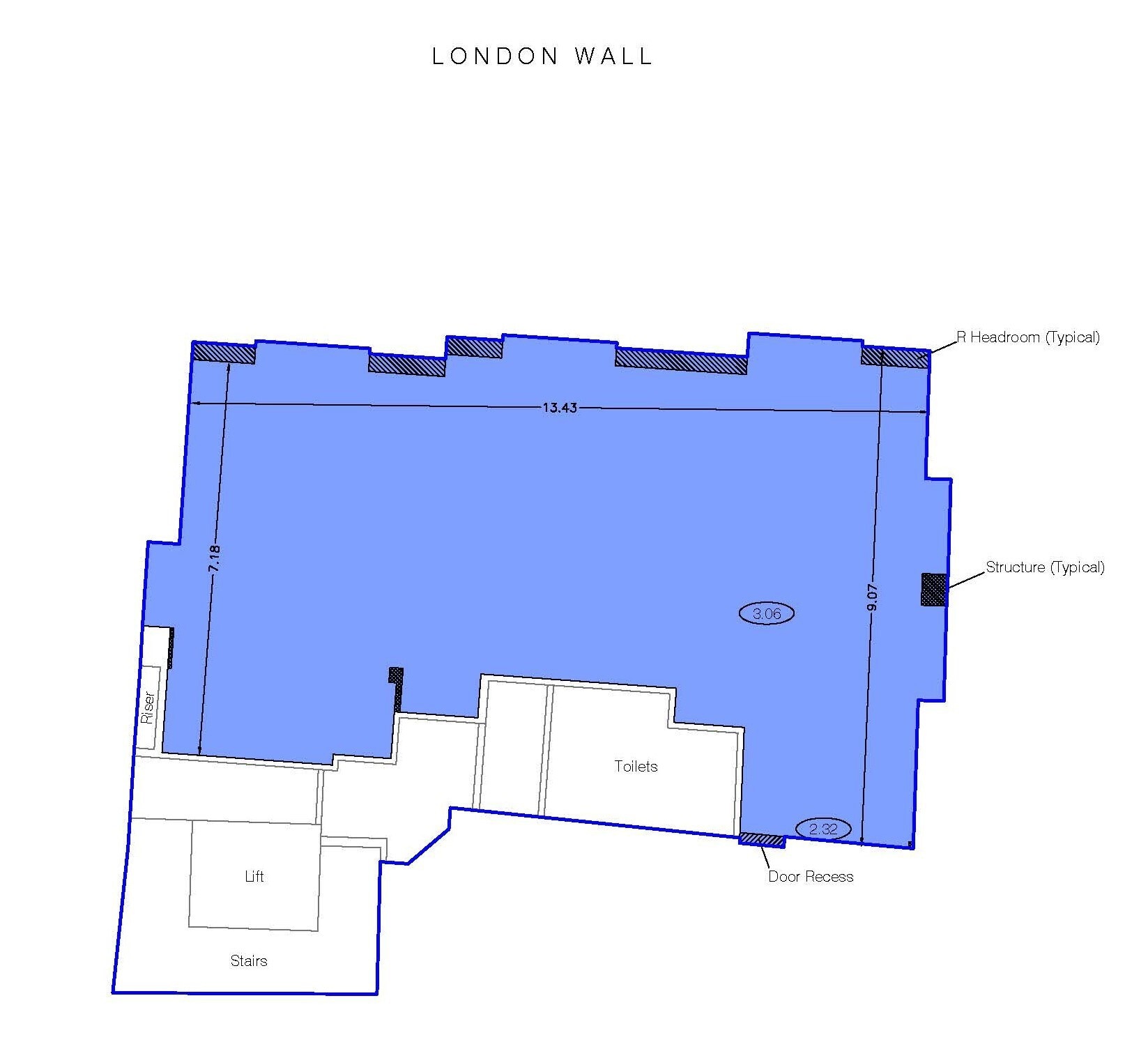 64 London Wall, Londres à louer Plan d’étage– Image 1 sur 1