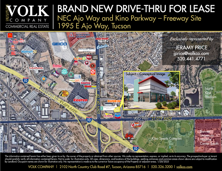1995 E Ajo Way, Tucson, AZ à louer - Aérien – Image 1 sur 4
