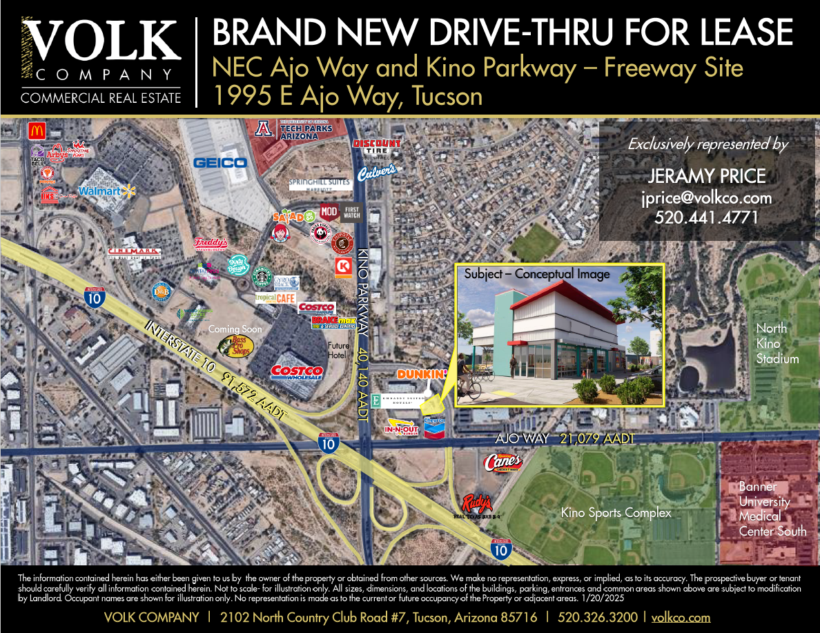 1995 E Ajo Way, Tucson, AZ à louer Aérien– Image 1 sur 5