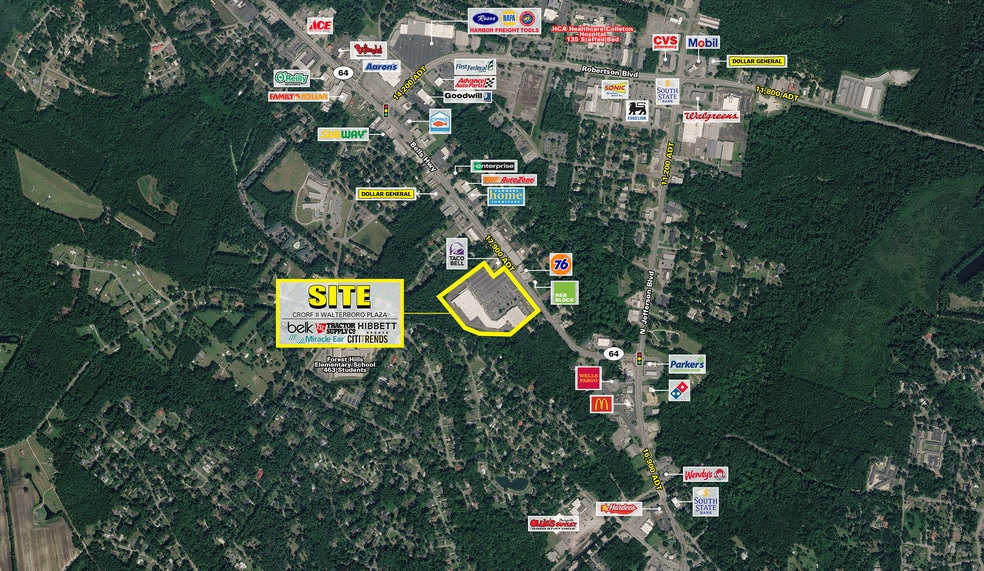 297 Bells Hwy, Walterboro, SC à louer - Aérien – Image 3 sur 14