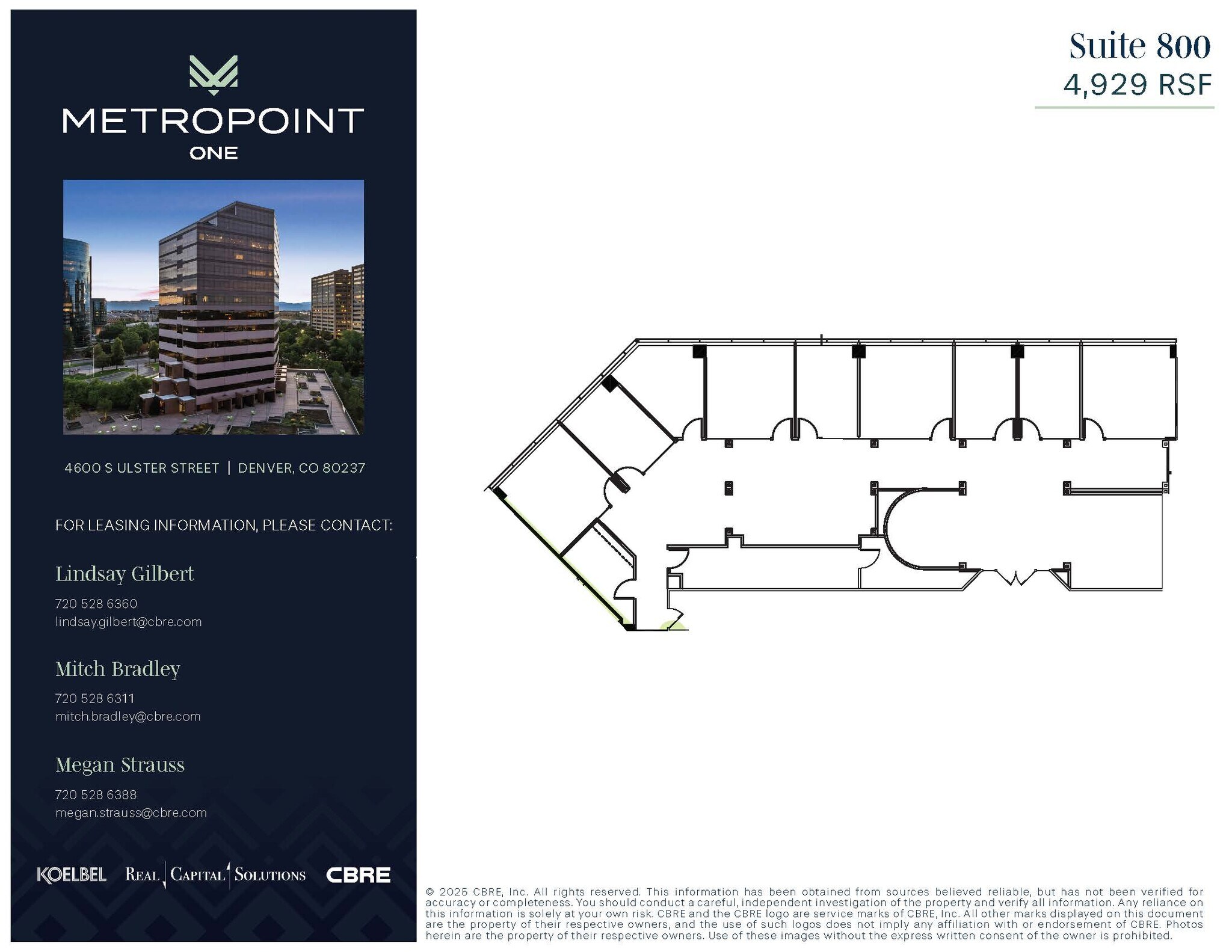 4600 S Ulster St, Denver, CO à louer Plan d’étage– Image 1 sur 1