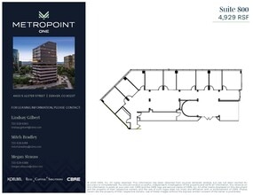 4600 S Ulster St, Denver, CO à louer Plan d’étage– Image 1 sur 1