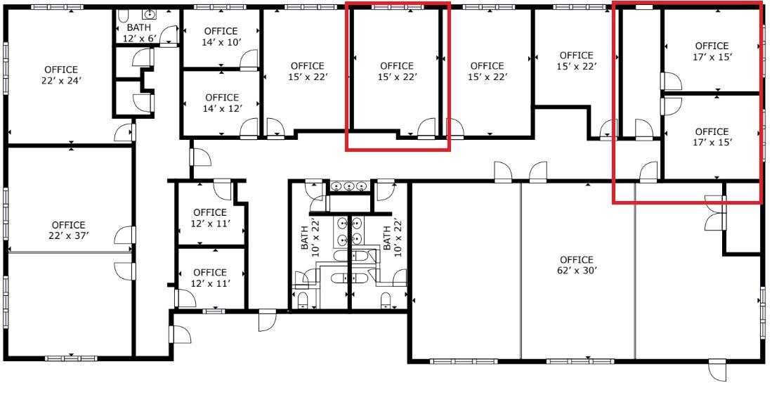 162 N Main St, Sharon, MA à louer Plan d’étage– Image 1 sur 1