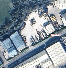 Lincoln Way, Clitheroe, LAN - VUE AÉRIENNE  vue de carte