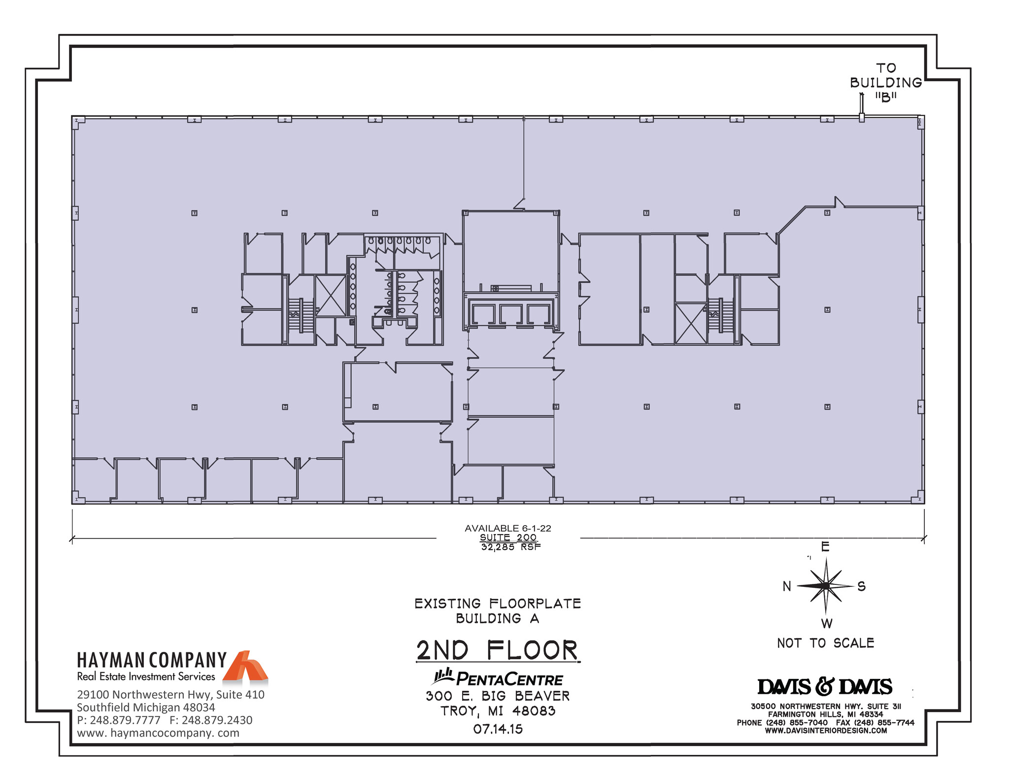 300 E Big Beaver Rd, Troy, MI à louer Plan d’étage– Image 1 sur 1