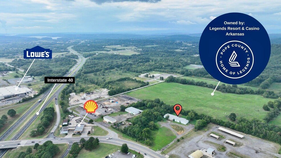40 Bradley Cove rd, Russellville, AR à vendre - Aérien – Image 3 sur 25
