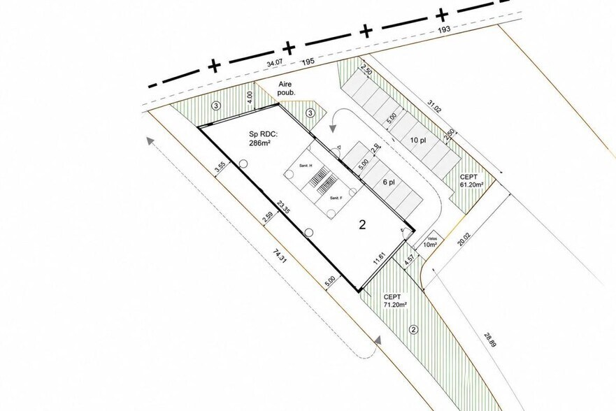 Local d’activités dans Toulouse à louer - Plan de site – Image 2 sur 2