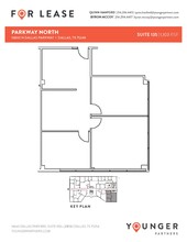 16800 N Dallas Pky, Dallas, TX à louer Plan d’étage– Image 1 sur 1